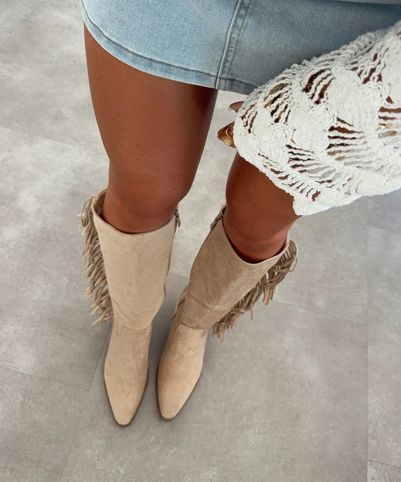 Cowboy Stiefel Jelena Beige
