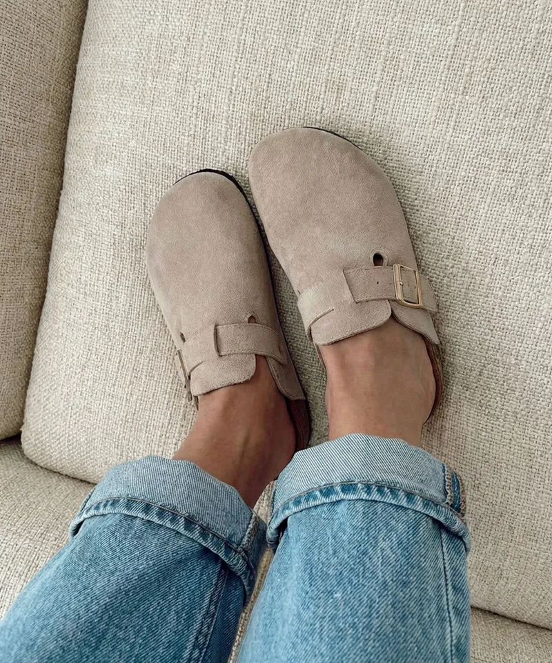 Pantoletten Magdalena Beige