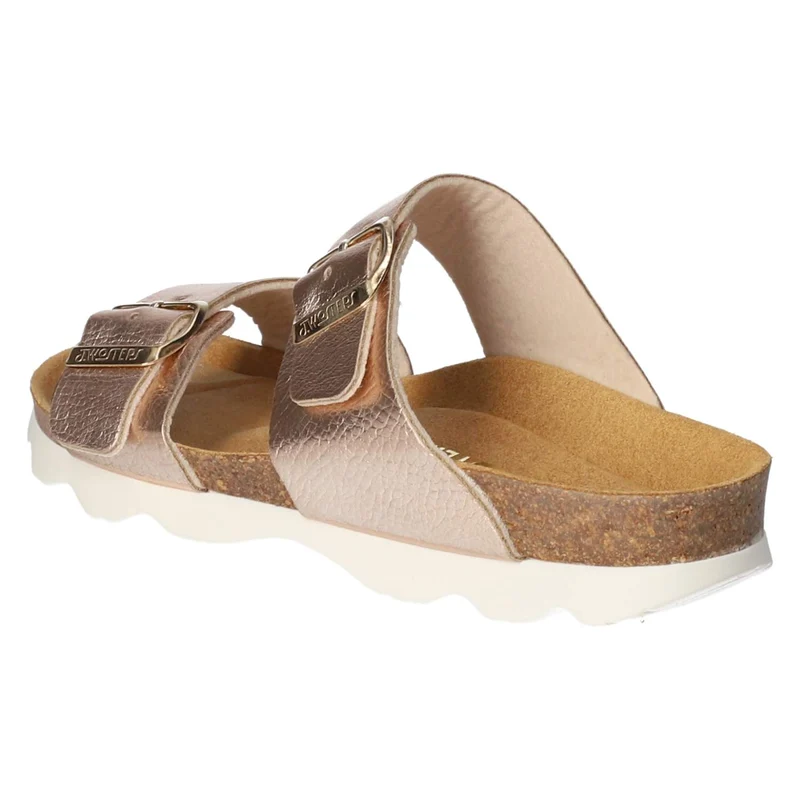 Pantoletten Gold