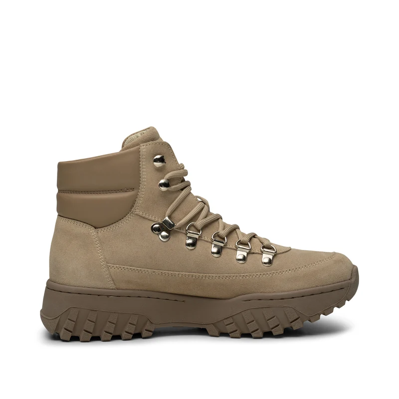 Iris Track Suede - Silver Mink