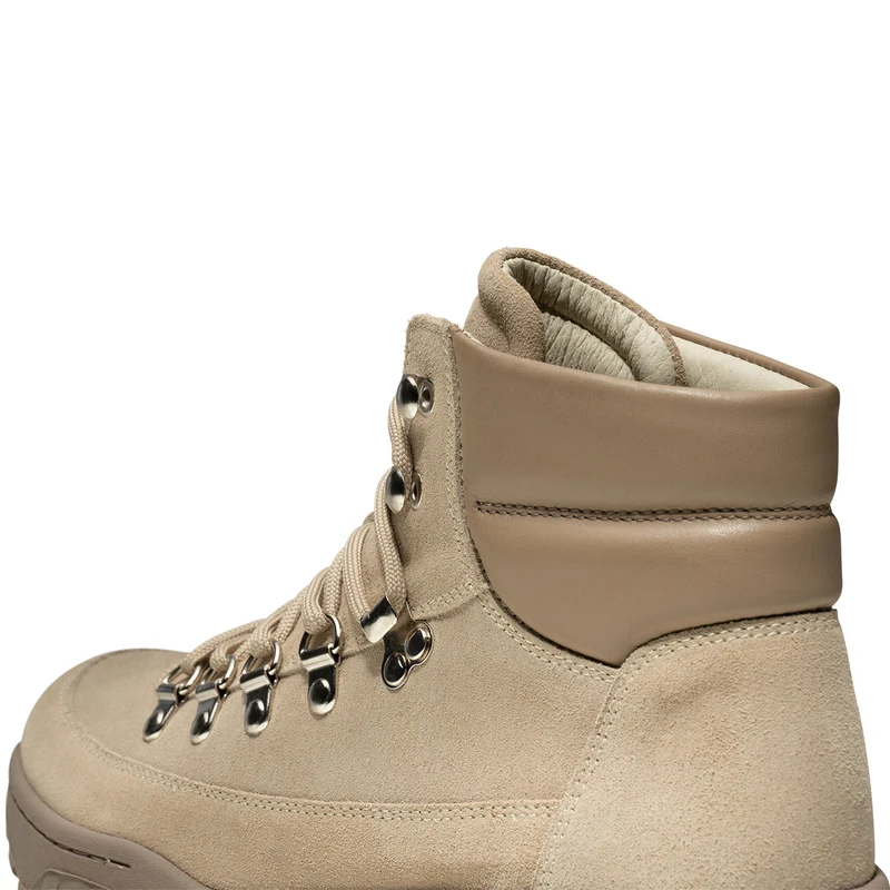 Iris Track Suede - Silver Mink