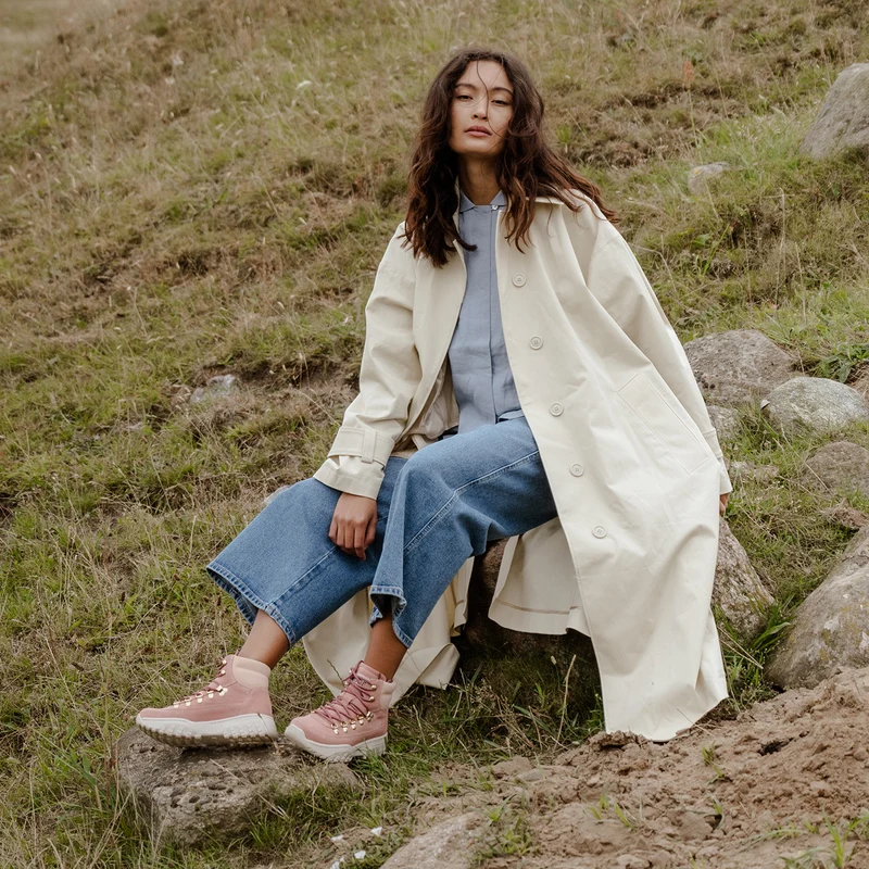 Iris Track Suede - Dusty Rose