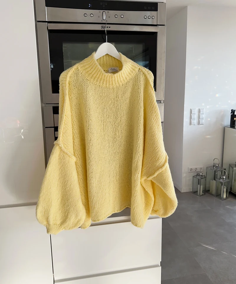 Oversize Pullover Nata Gelb