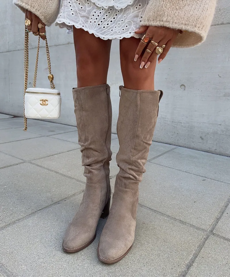 Stiefel Betty Taupe