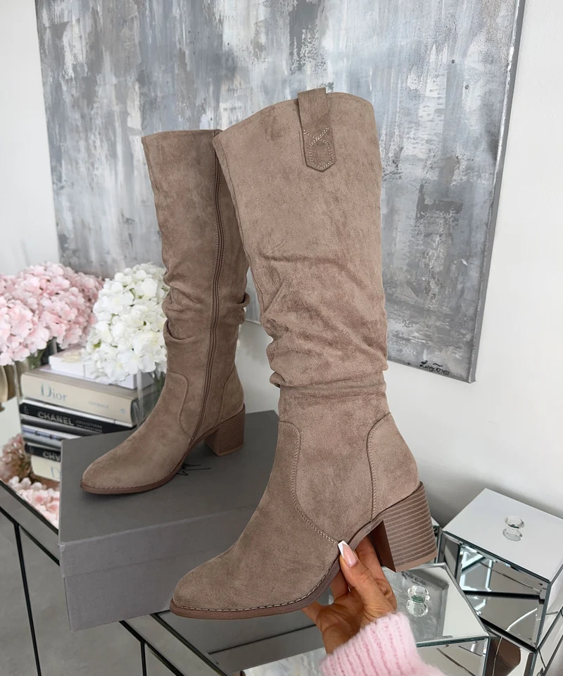 Stiefel Betty Taupe