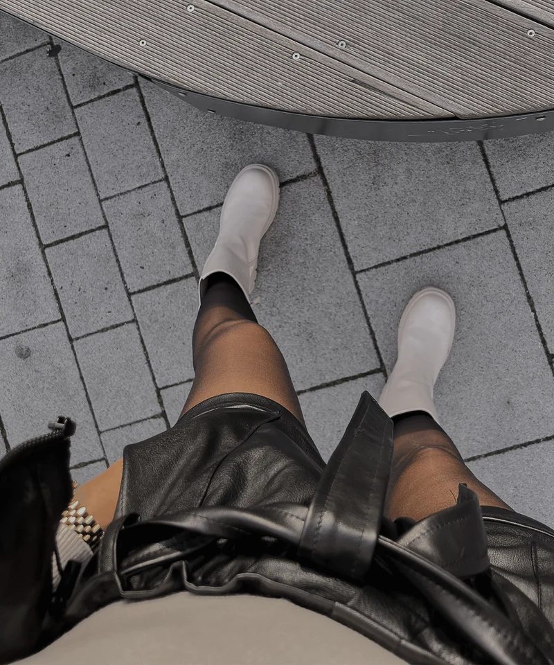 Leder Shorts Malaysia Schwarz
