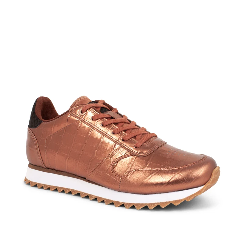 Ydun Shiny Leather - Burnished Copper