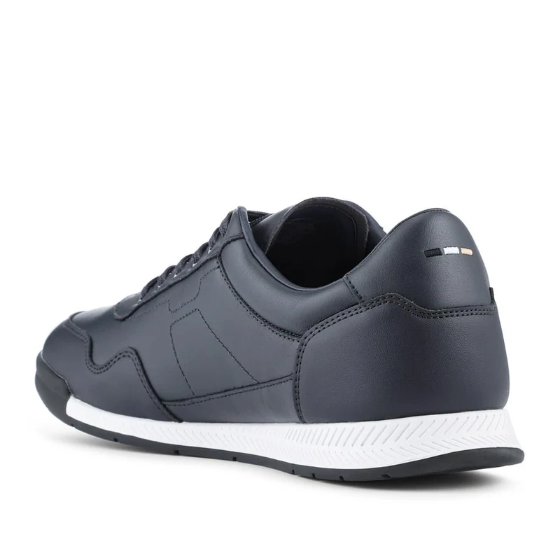 Boss Leather OrthoLite Trainers - HUGO41508 / 327 626 - Navy