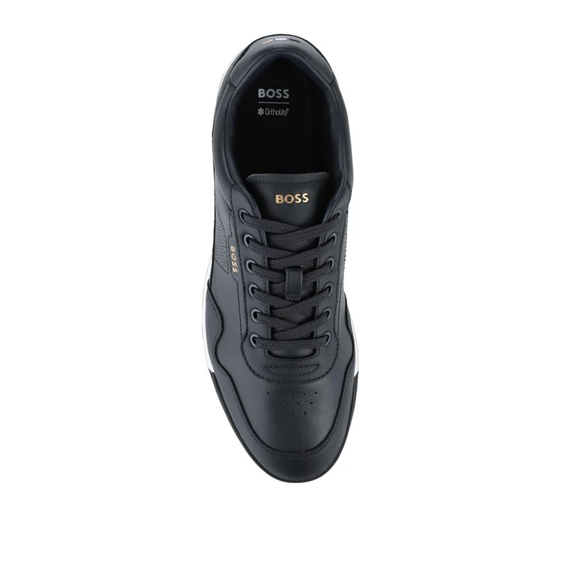 Boss Leather OrthoLite Trainers - HUGO41508 / 327 626 - Navy