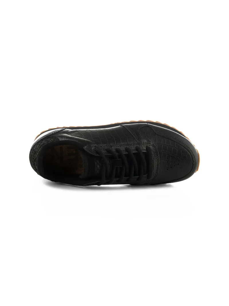 Ydun Shiny Leather - Black