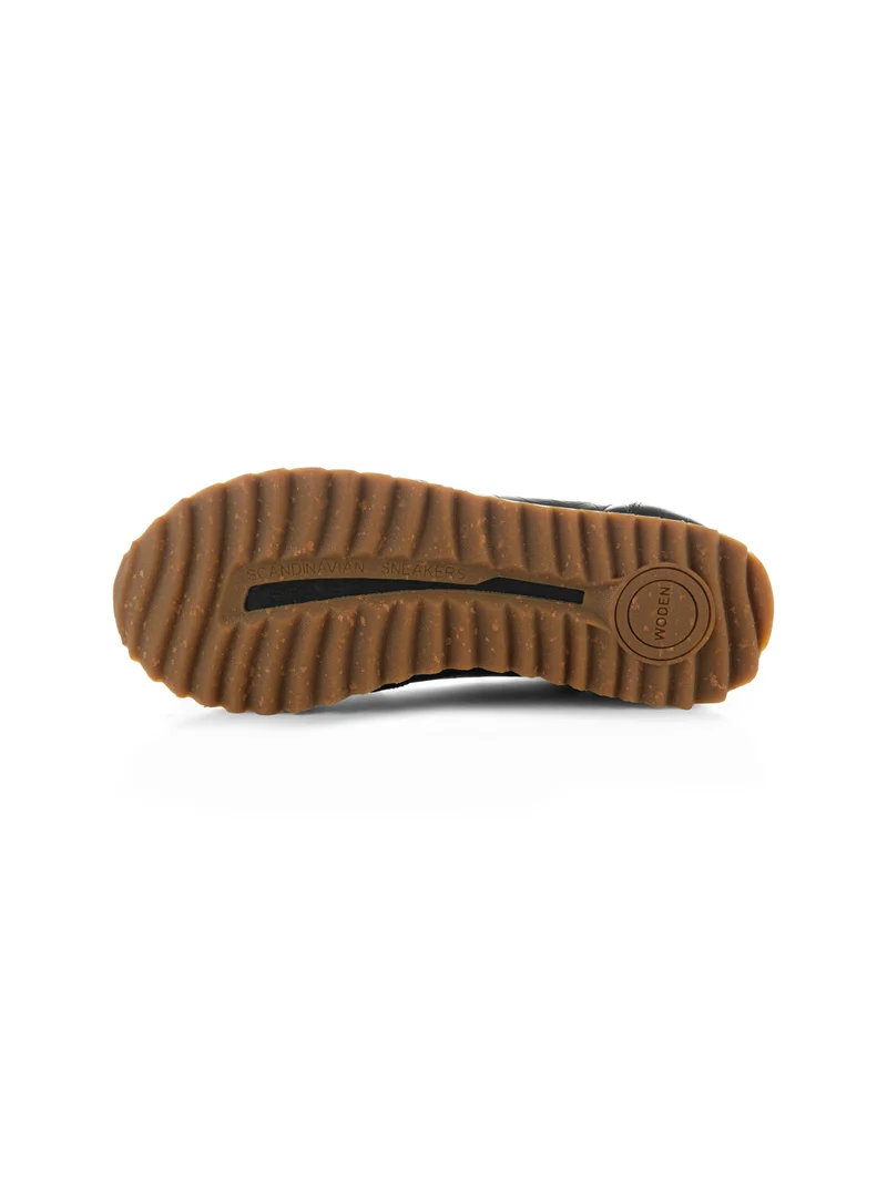 Ydun Shiny Leather - Black