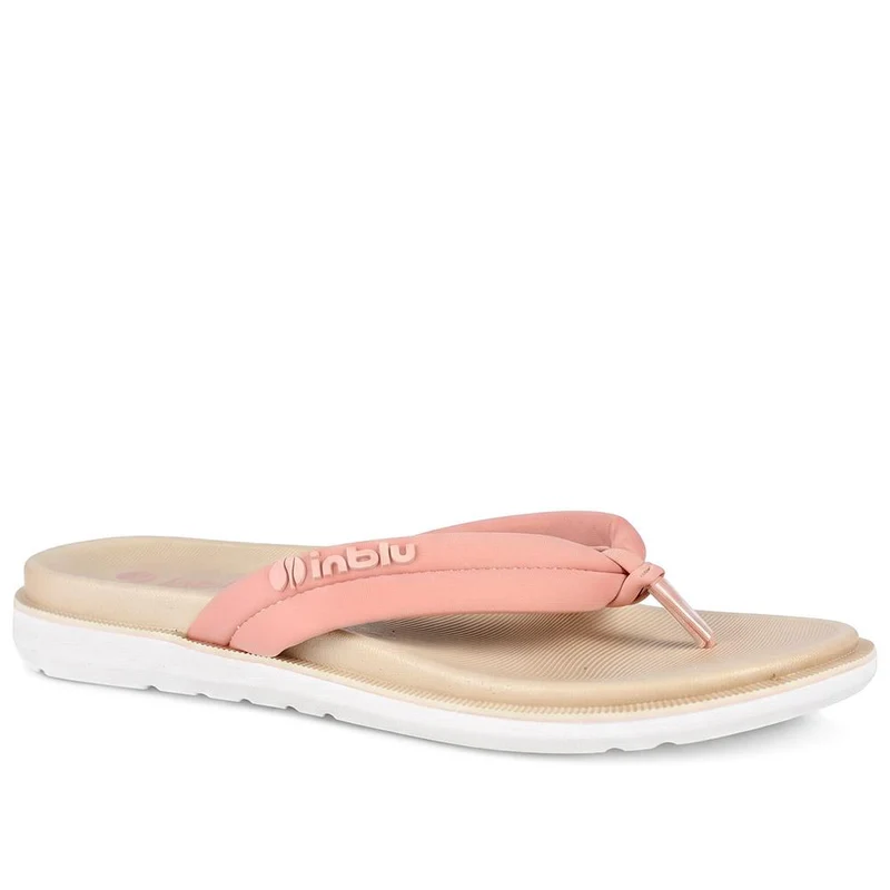 Inblu Lightweight Rubber Toe Post Sandals - INB43034 / 330 327 - Blush