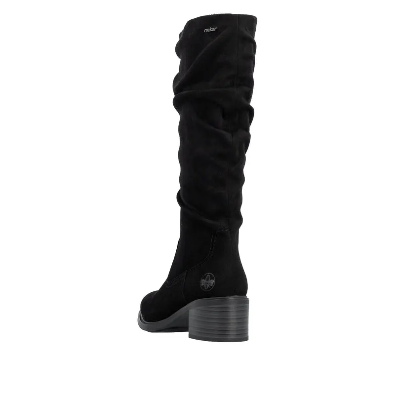 Rieker Hohe Damenstiefel | Schwarz
