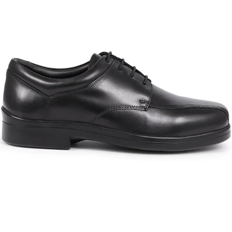 Extra Wide Fit Smart Lace-Up Shoes - CEASARIO / 324 140 - Black