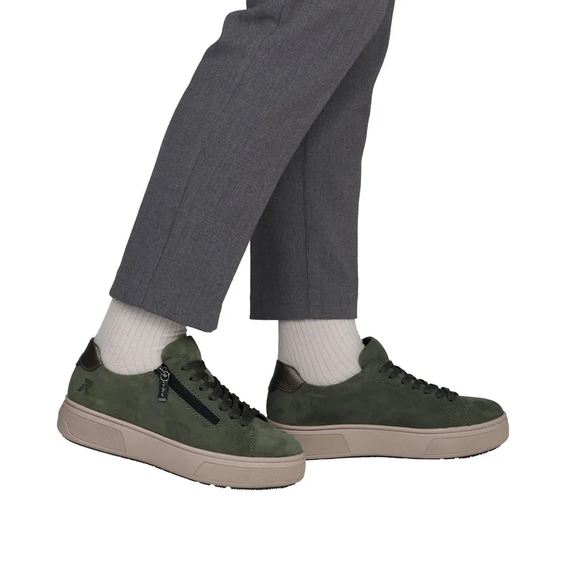 Rieker Damen-Plateau-Sneaker | Grün