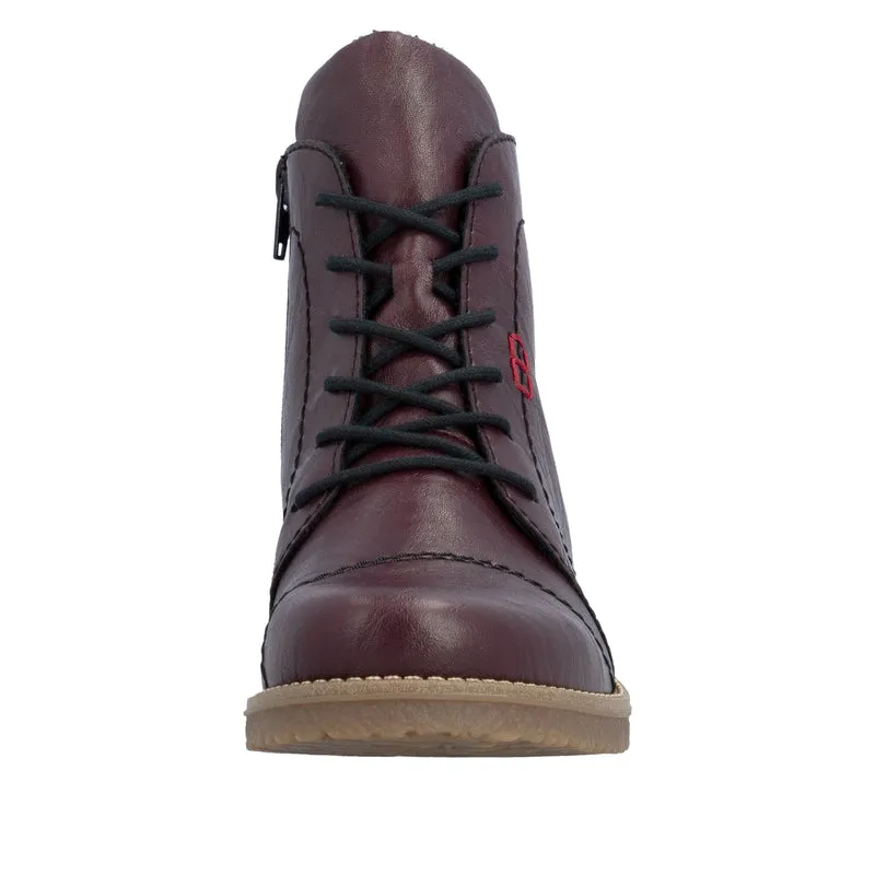 Rieker Damen-Ankle-Boots | Rot