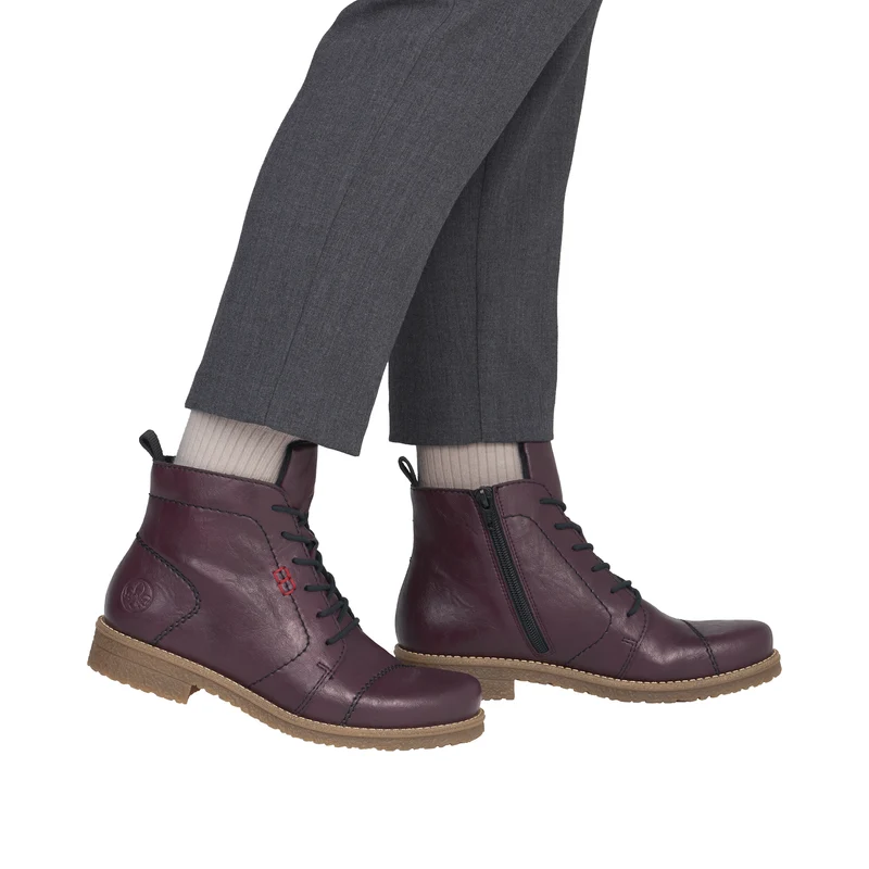 Rieker Damen-Ankle-Boots | Rot
