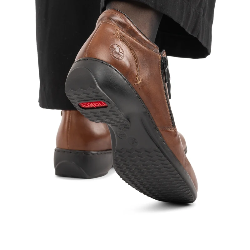 Rieker Damen-Ankle-Boots | Braun
