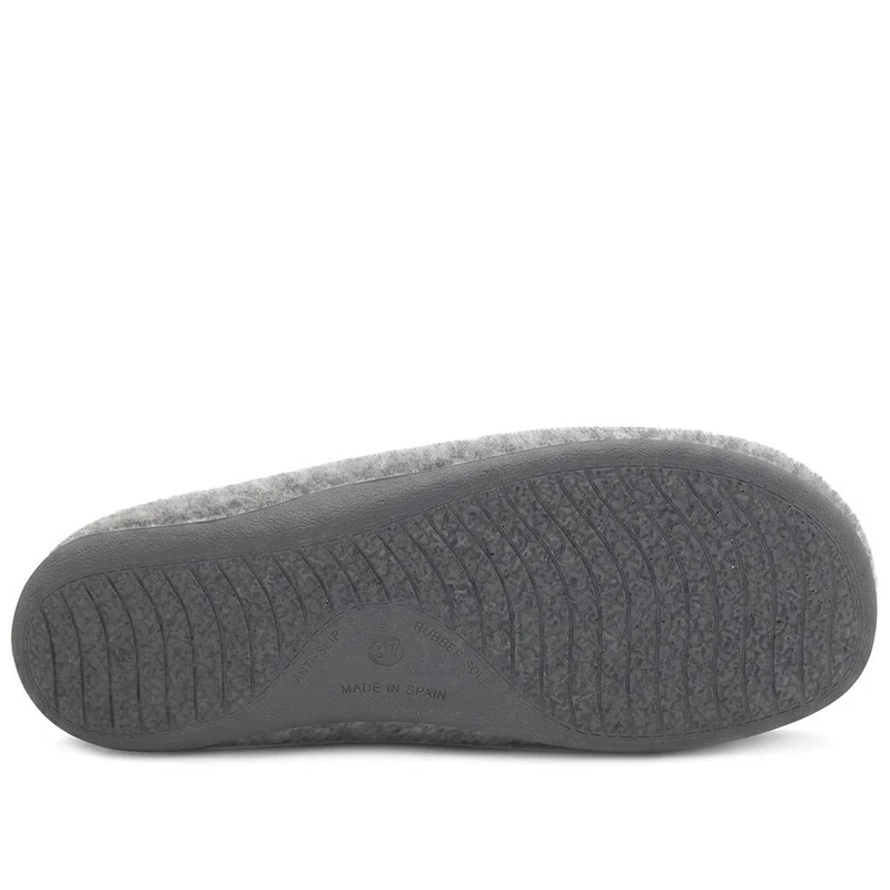 Lightweight Comfy Mule Slippers - BONAD44004 / 330 207 - Grey