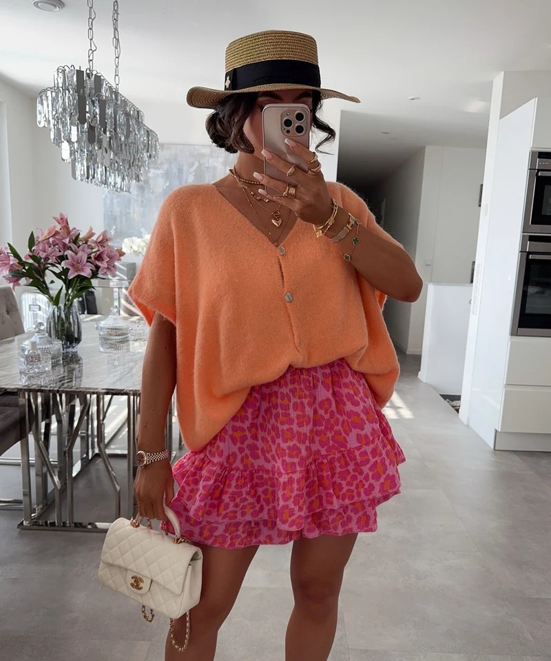 Musselin Hosenrock Alexis Leo Pink