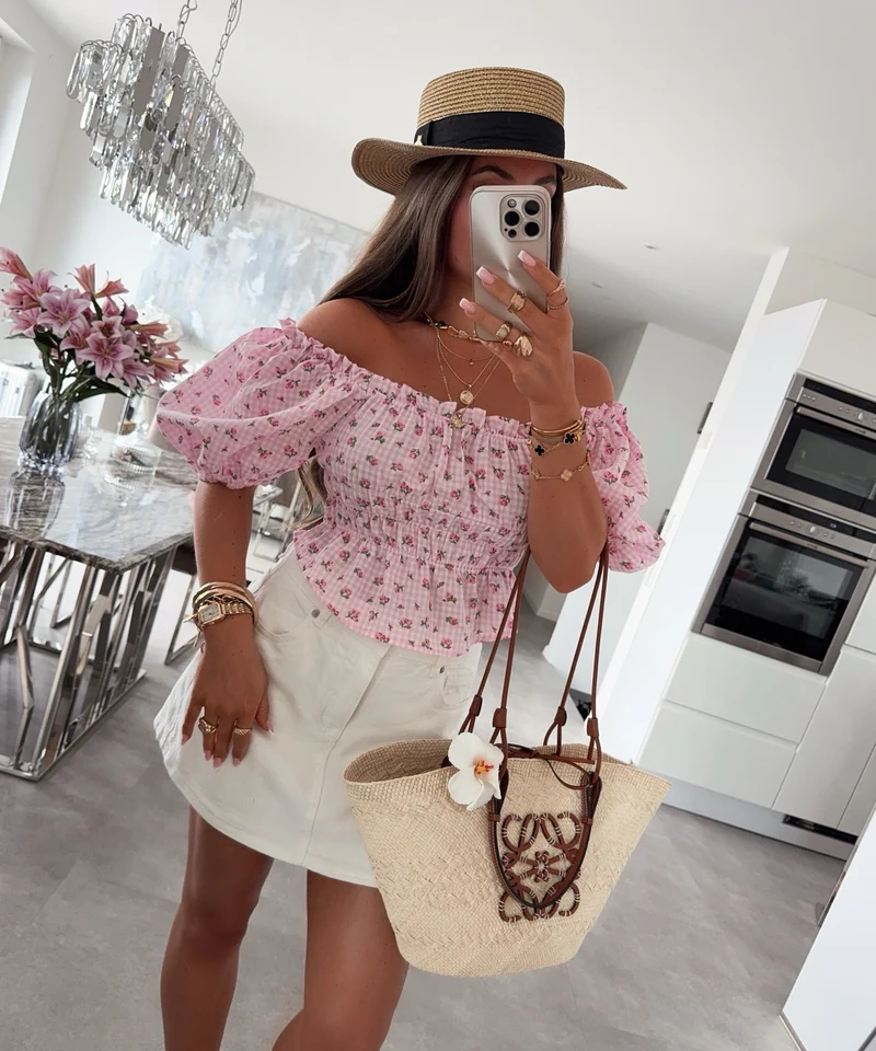 Bluse Riva Rosa