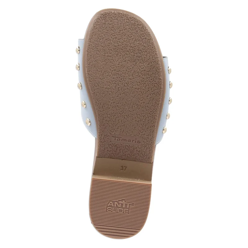 Open Toe Clogs Blau