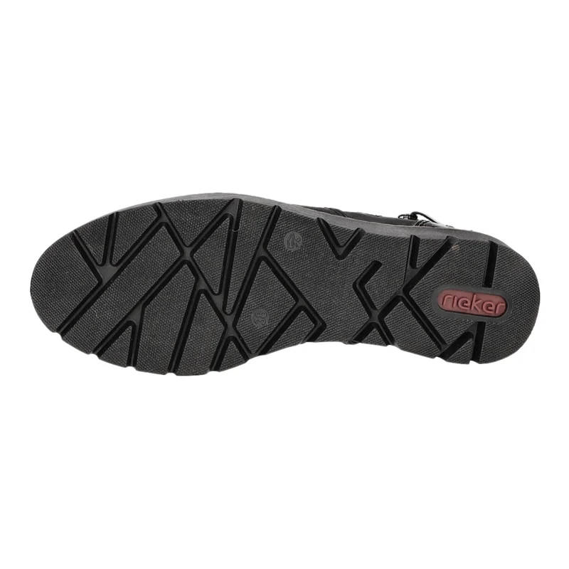 Rieker Schlupf-/Reißverschlußstiefelette Warmfutter bis 35mm Absatz (casual)