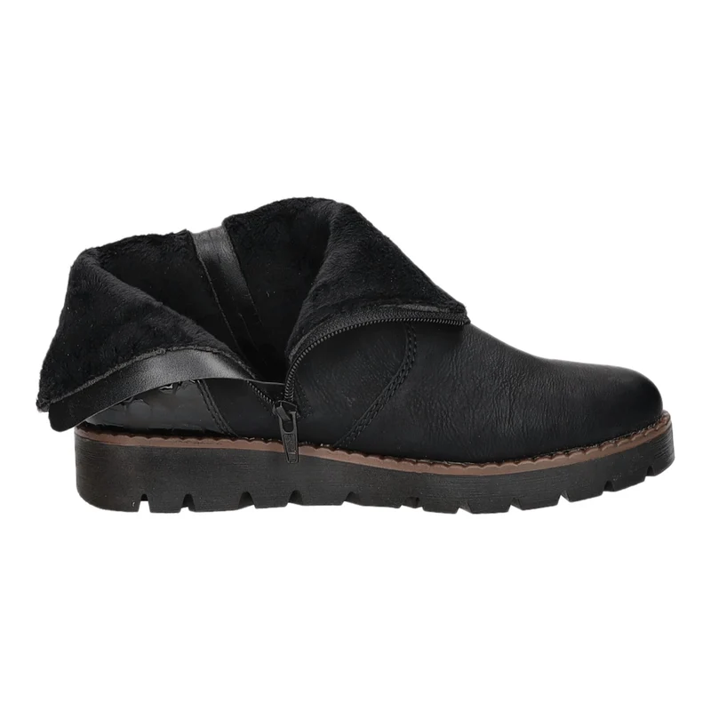 Rieker Schlupf-/Reißverschlußstiefelette Warmfutter bis 35mm Absatz (casual)