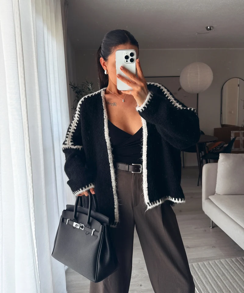 Cardigan Helena Schwarz