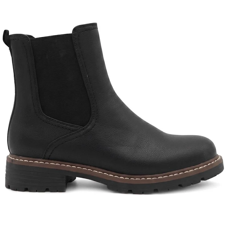 Warm Lined Chelsea Boots - WBINS44064 / 329 984 - Black