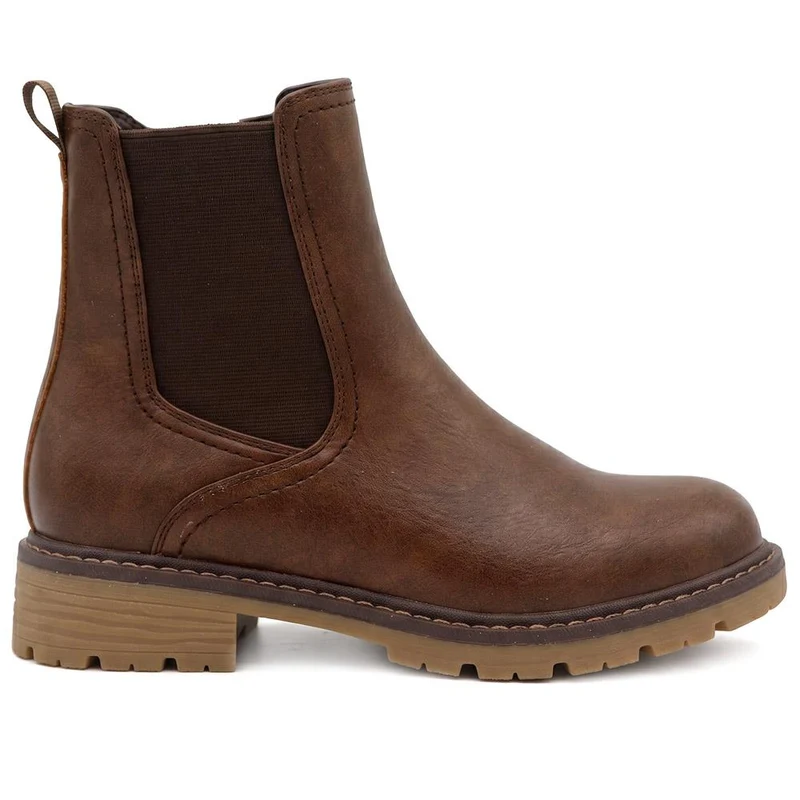 Warm Lined Chelsea Boots - WBINS44064 / 329 984 - Tan