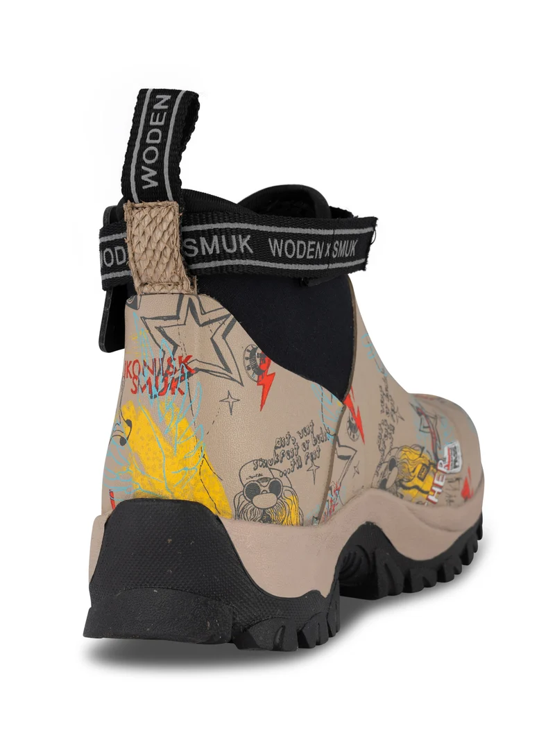 WODEN x SMUKFEST Womens boot - Silver Mink