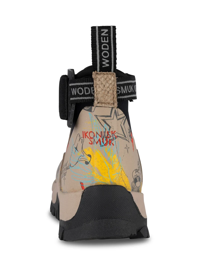 WODEN x SMUKFEST Womens boot - Silver Mink
