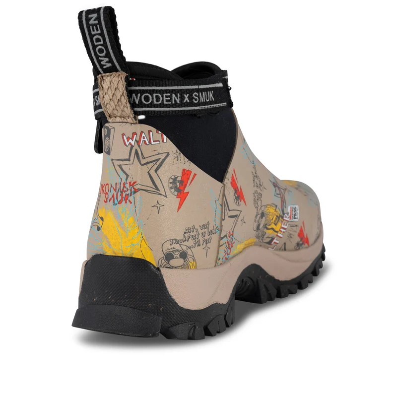 WODEN x SMUKFEST Mens boot - Silver Mink