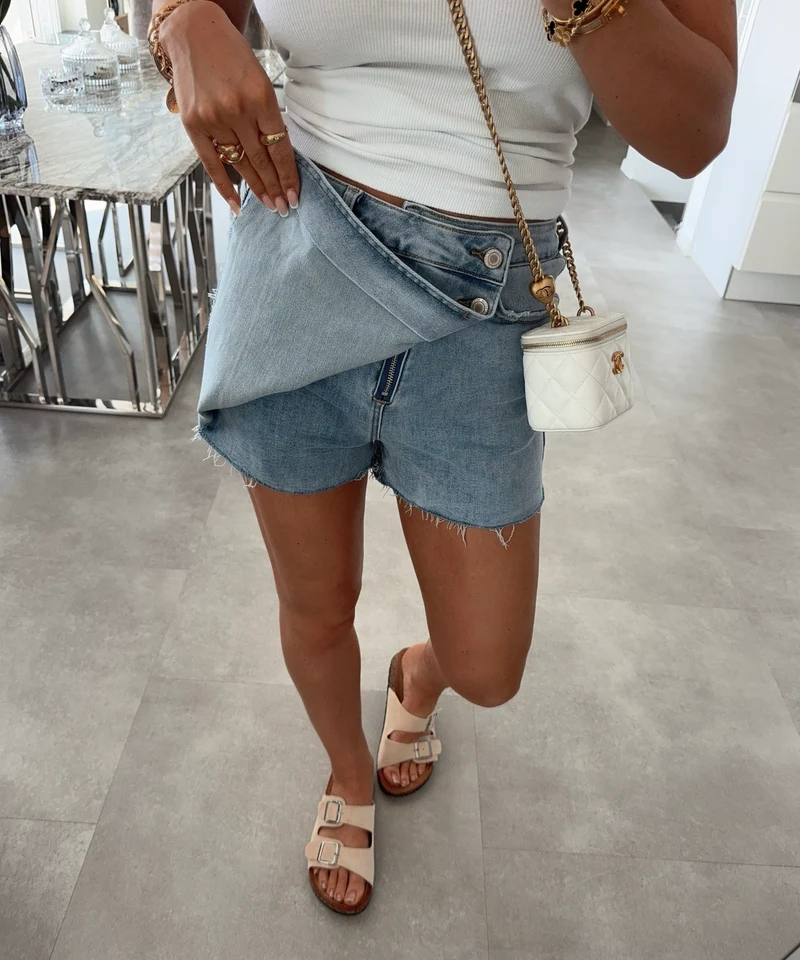 Jeans Hosenrock Calia Blau