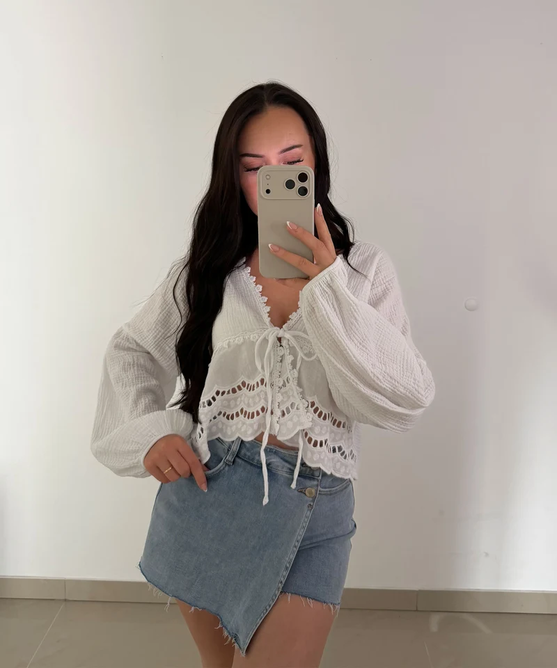 Jeans Hosenrock Calia Blau