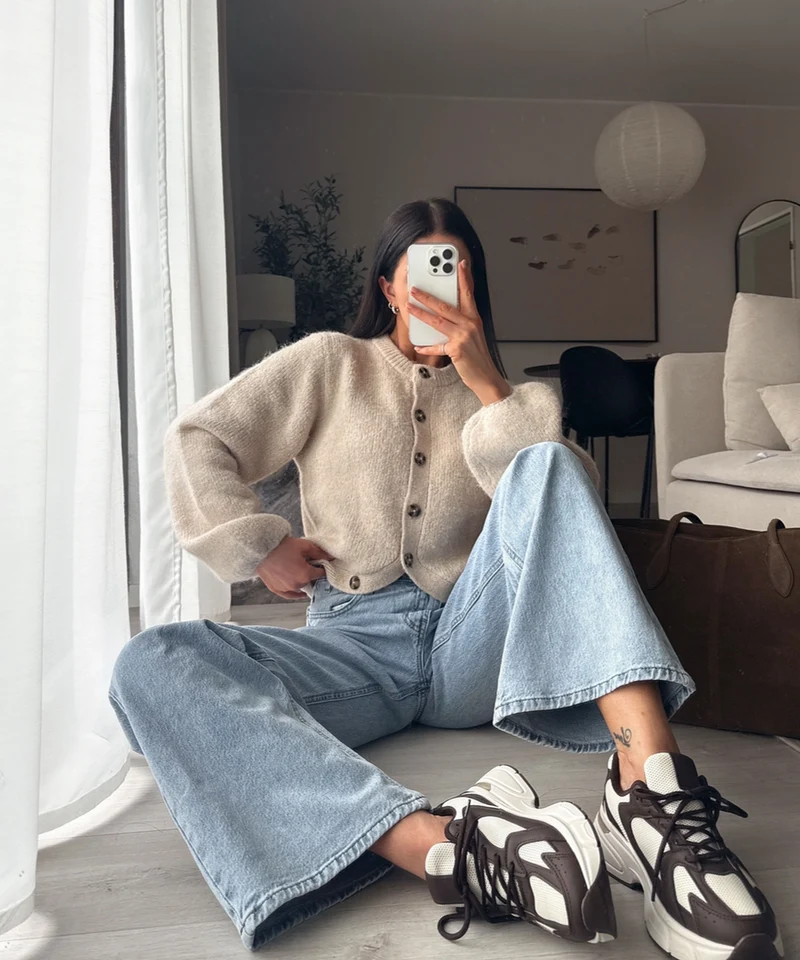 Stretch Straight Leg Jeans Galia Hellblau