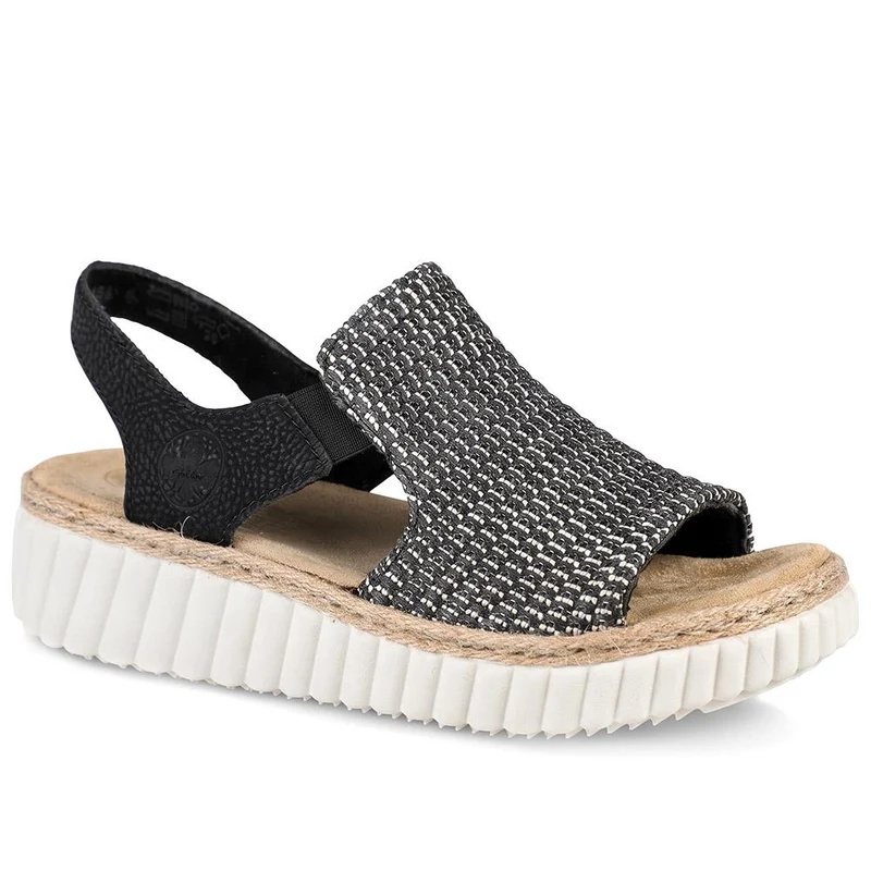 Rieker Extra Wide Antistress Slip On Sandals - RKR43082 / 330 733