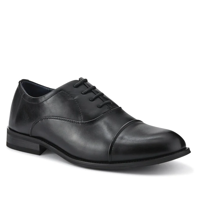 Wide Fit Smart Lace Up Shoes - XINGH41002 / 327 183 - Black