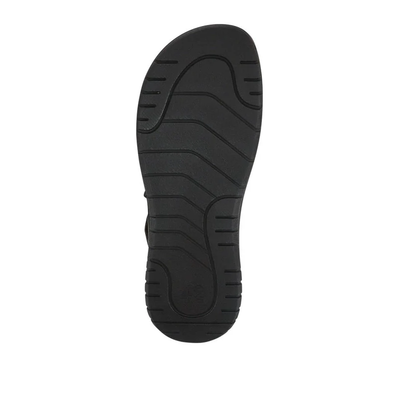 Leather Triple Touch-Fasten Sandals - INB41004 / 326 983 - Black