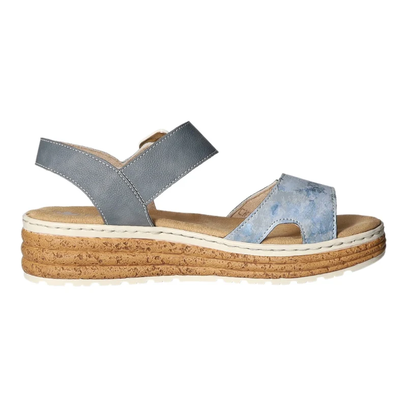 Rieker Keil Sandalette ab 30mm Sohlenhöhe