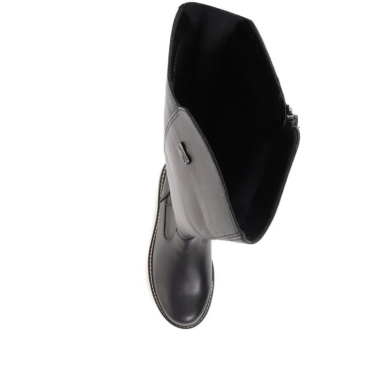 Remonte Dorndorf Leather Long Boots - DRS36509 / 322 972 - Black