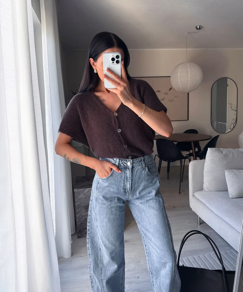 Barrel Jeans Cleonita Hellblau