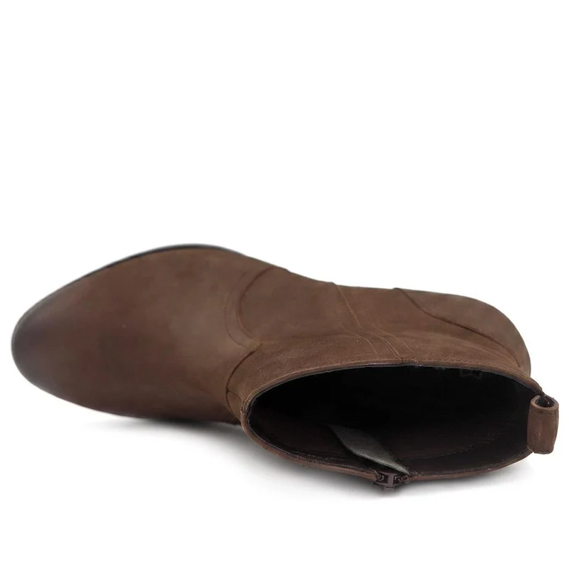 Bellissimo Smart Leather Ankle Boots - BELRNB44005 / 330 080 - Chocolate