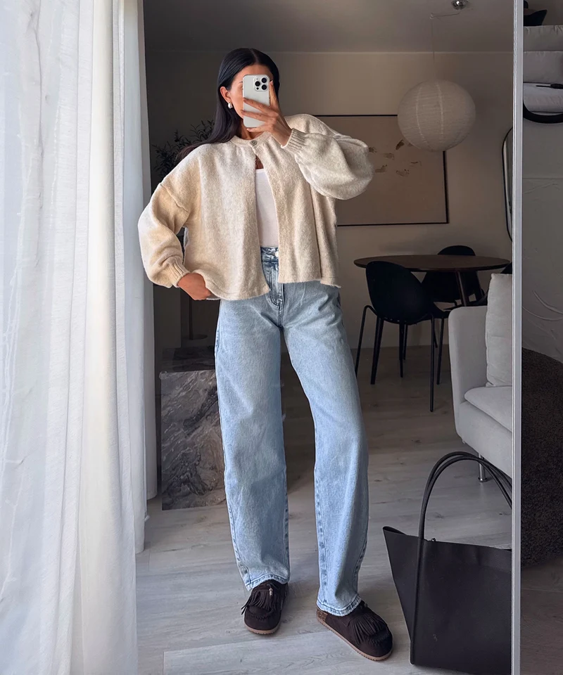Cardigan Angela Beige