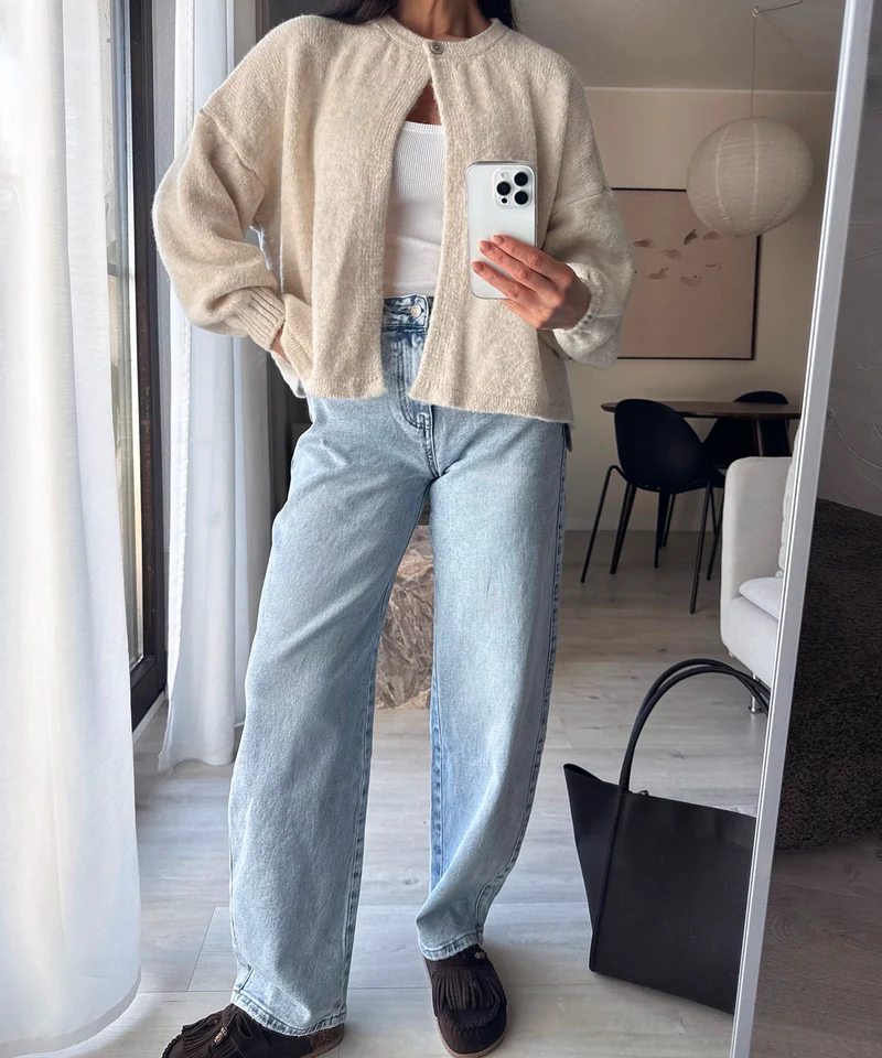 Cardigan Angela Beige