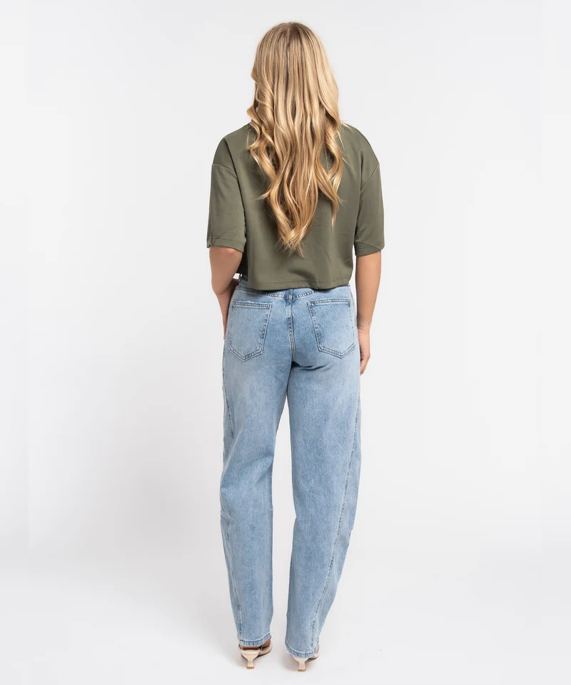 Barrel Jeans Cleonita Hellblau