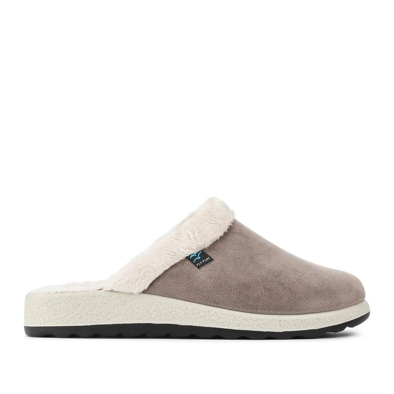 FlyFlot Wide Fit Anatomic Self Moulding Slippers - FLY42008 / 327 725 - Taupe