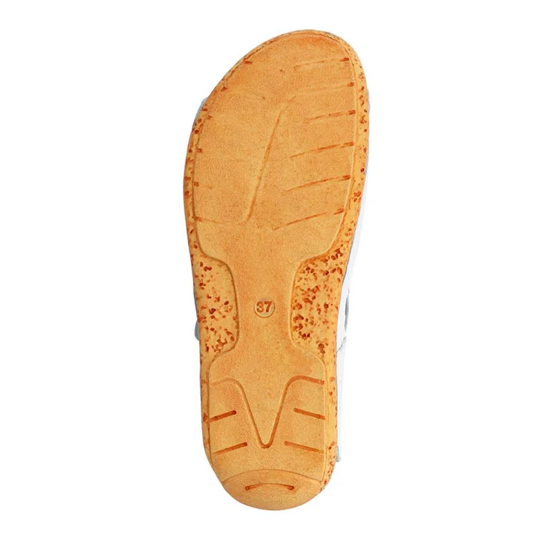 Leather Slip-On Sandals - KARY41004 / 327 532 - White