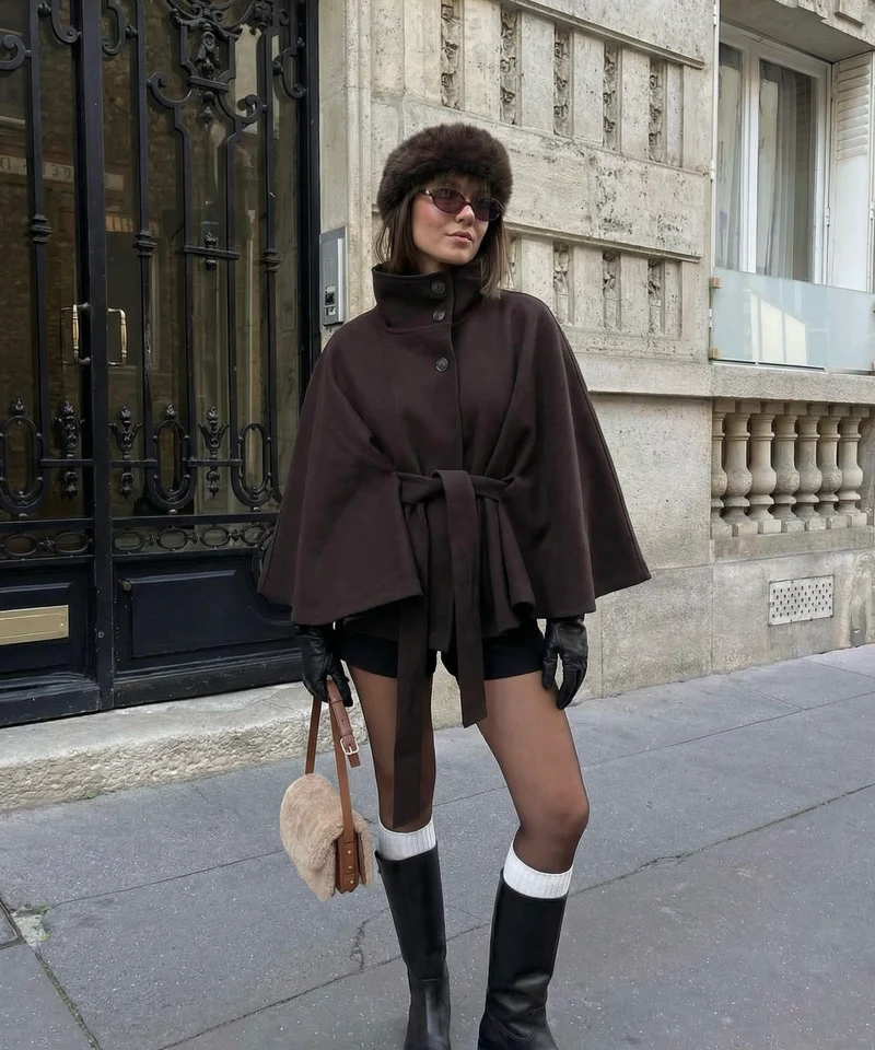 Poncho Karah Braun